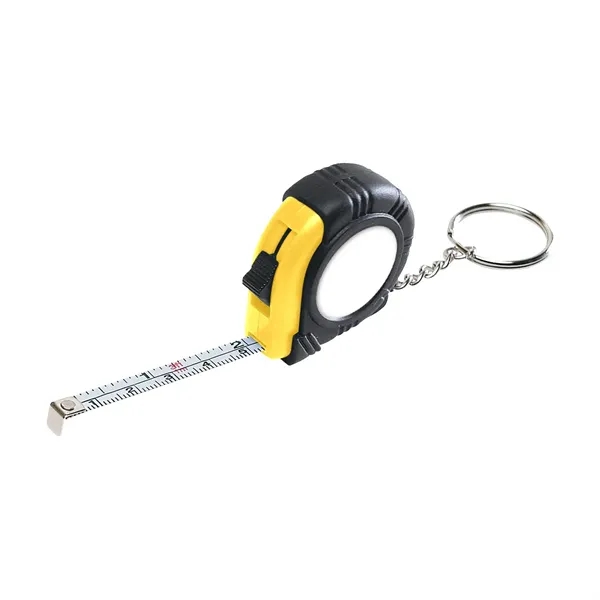 Rubber tape measure key tag, 39" retractable steel tape.... from ASI 61125 Hit Promotional Products / Hit®