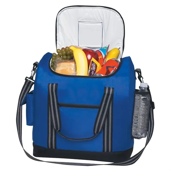 Insulated cooler bag with easy access top compartment.... from ASI 61125 Hit Promotional Products / Hit®