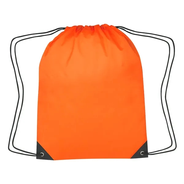 Sports pack with drawstring closure and large front zippered pocket.... from ASI 61125 Hit Promotional Products / Hit®