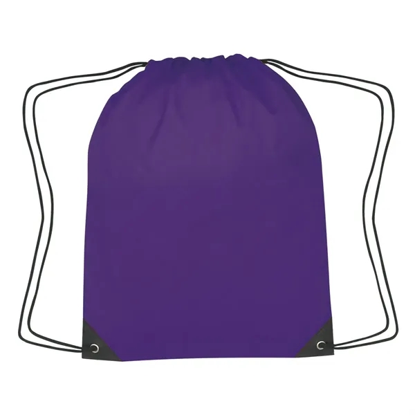 Sports pack with drawstring closure and large front zippered pocket.... from ASI 61125 Hit Promotional Products / Hit®