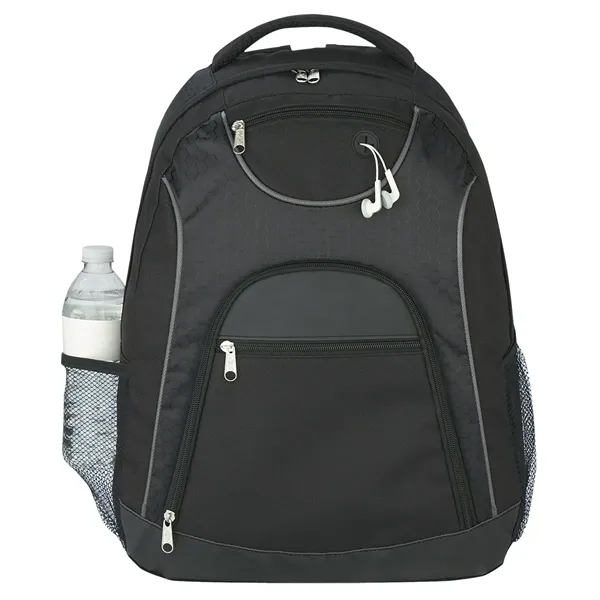 Backpack with padded web carrying handle, padded back and inside pocket... from ASI 61125 Hit Promotional Products / Hit®