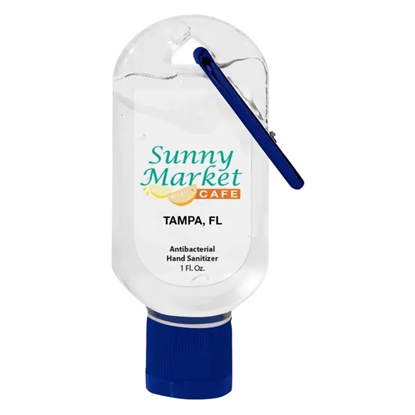 1 oz. Hand Sanitizer with Carabiner.  Lightly Scented.... from ASI 61125 Hit Promotional Products / Hit®