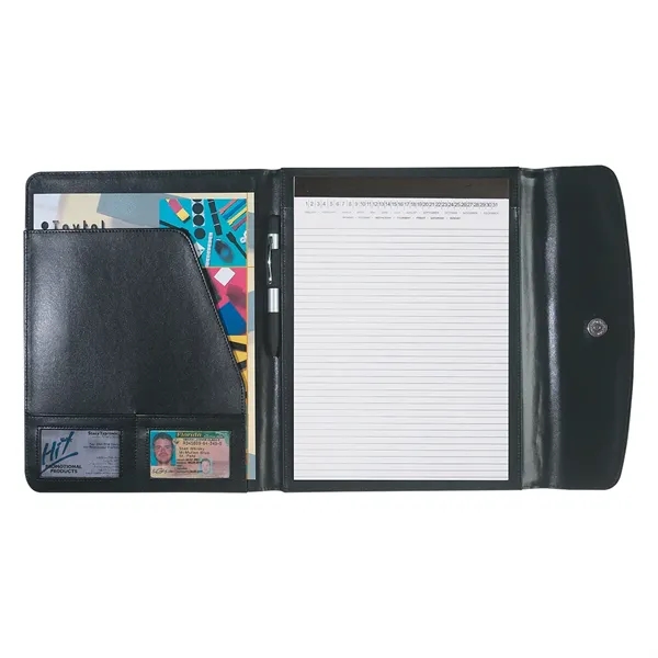 Leather look 8 1/2" x 11" portfolio.... from ASI 61125 Hit Promotional Products / Hit®