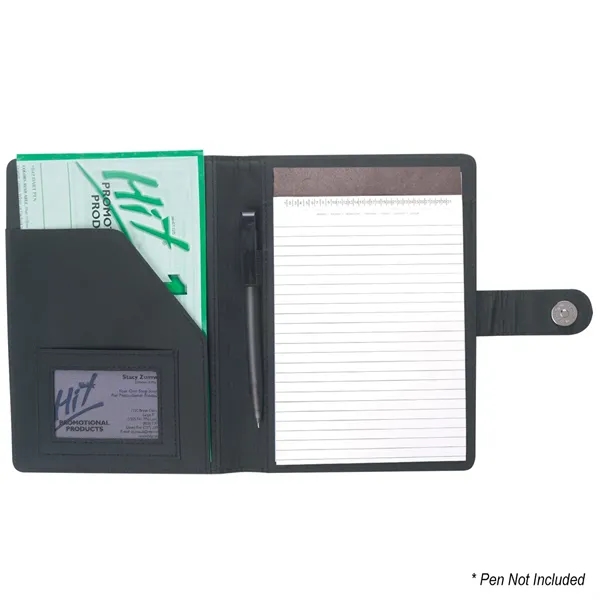 Pebble grain 5" x 7" portfolio with elastic pen loop.... from ASI 61125 Hit Promotional Products / Hit®