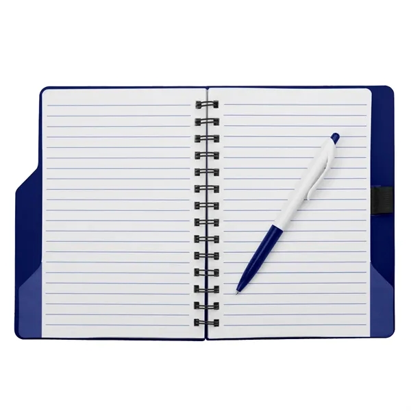 Spiral notebook with matching pen in elastic pen loop.... from ASI 61125 Hit Promotional Products / Hit®