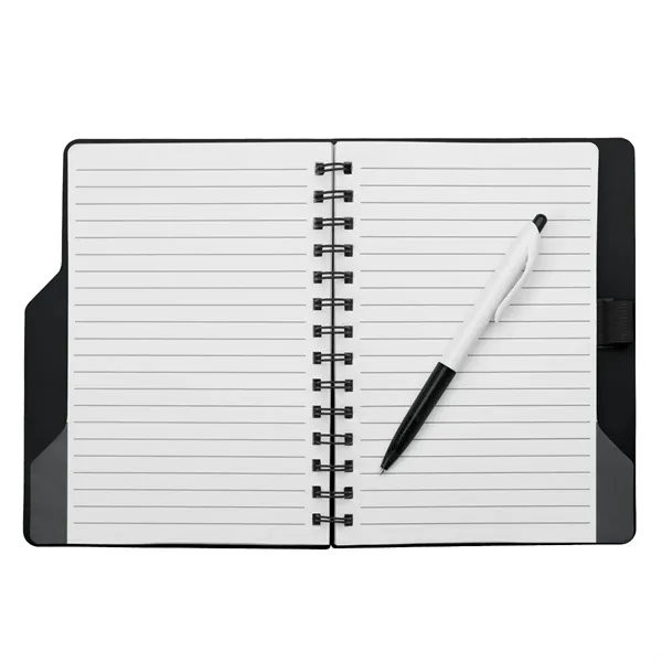 Spiral notebook with matching pen in elastic pen loop.... from ASI 61125 Hit Promotional Products / Hit®