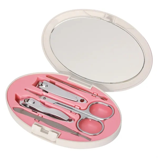 Manicure set with large mirror inside.... from ASI 61125 Hit Promotional Products / Hit®