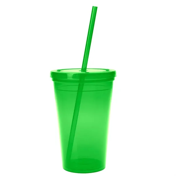 16 Oz. Sunsplash Double Wall Tumbler. Made With Up To 25%... from ASI 61125 Hit Promotional Products / Hit®