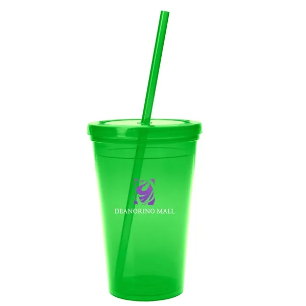 16 Oz. Sunsplash Double Wall Tumbler. Made With Up To 25%... from ASI 61125 Hit Promotional Products / Hit®