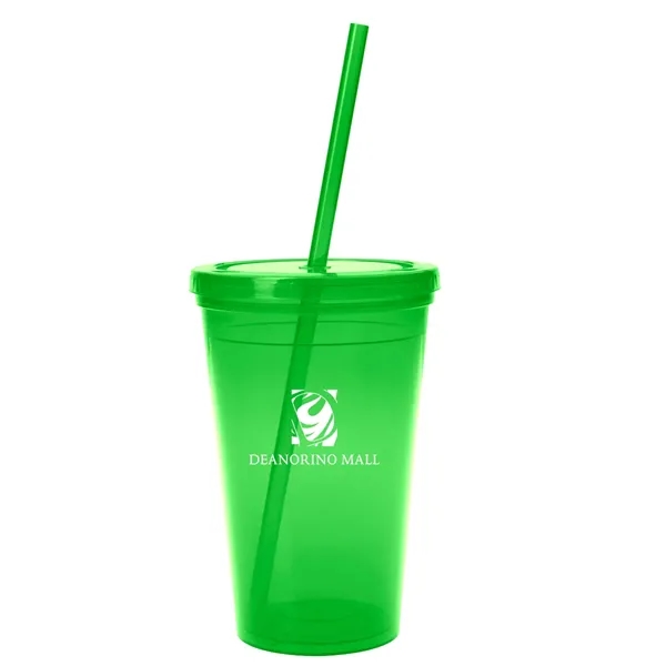 16 Oz. Sunsplash Double Wall Tumbler. Made With Up To 25%... from ASI 61125 Hit Promotional Products / Hit®