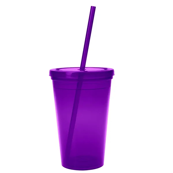 16 Oz. Sunsplash Double Wall Tumbler. Made With Up To 25%... from ASI 61125 Hit Promotional Products / Hit®