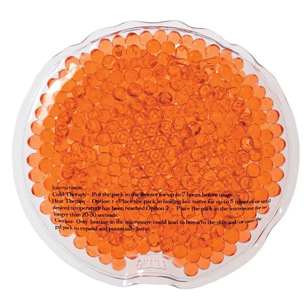 Small Round Gel Beads Hot/Cold Pack.  Therapeutic Gel Pack Applies... from ASI 61125 Hit Promotional Products / Hit®