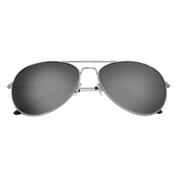 Color Mirrored Aviator Sunglasses. UVA400 Lenses Provide 100% UVA And UVB... from ASI 61125 Hit Promotional Products / Hit®