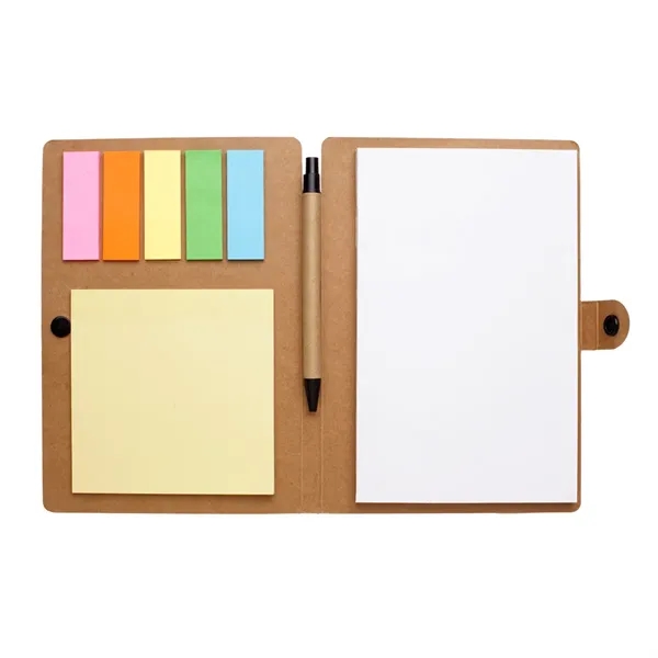 Large Snap Notebook with Desk Essentials.  Matching Pen has Paper... from ASI 61125 Hit Promotional Products / Hit®