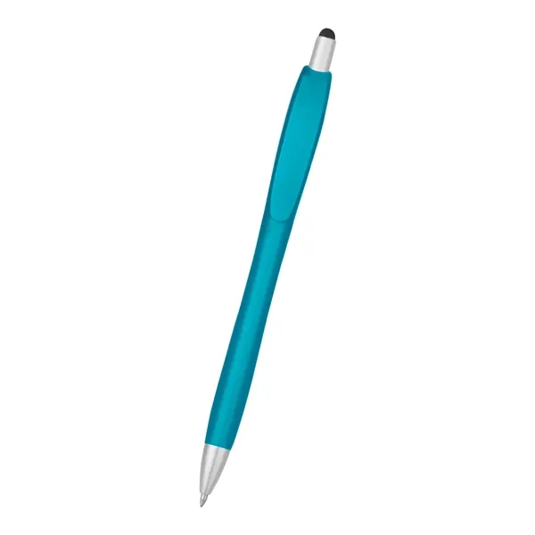 Evolution Stylus Pen.  Plunger Action and Stylus on Top.... from ASI 61125 Hit Promotional Products / Hit®