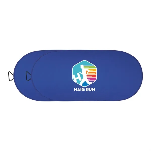 39" x 19 3/4" collapsible sun shade for car windshield with... from ASI 61125 Hit Promotional Products / Hit®