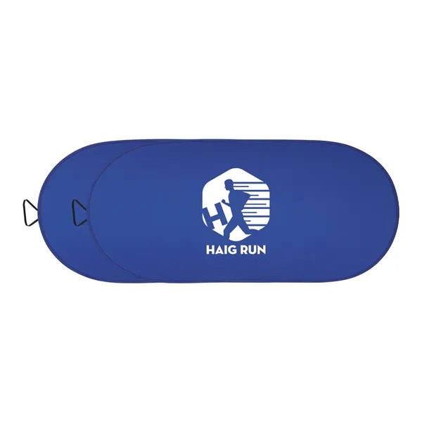 39" x 19 3/4" collapsible sun shade for car windshield with... from ASI 61125 Hit Promotional Products / Hit®