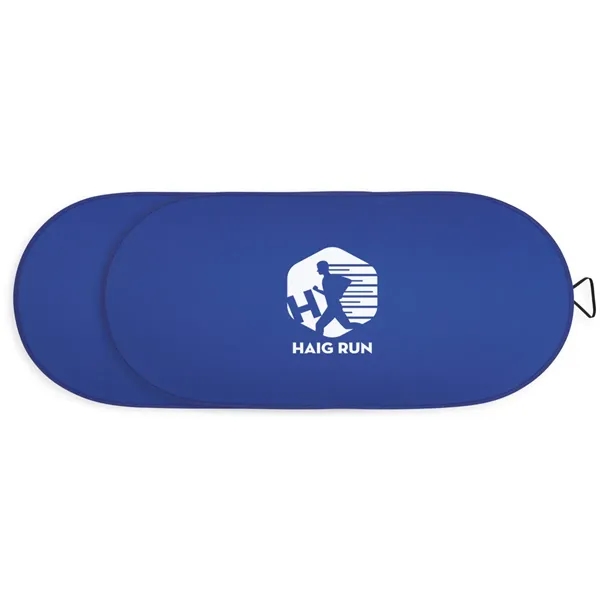 39" x 19 3/4" collapsible sun shade for car windshield with... from ASI 61125 Hit Promotional Products / Hit®