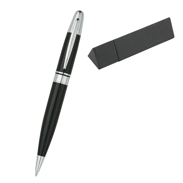 Elite Executive Pen In Case Metal Twist Action Pen Includes Triangle... from ASI 61125 Hit Promotional Products / Hit®