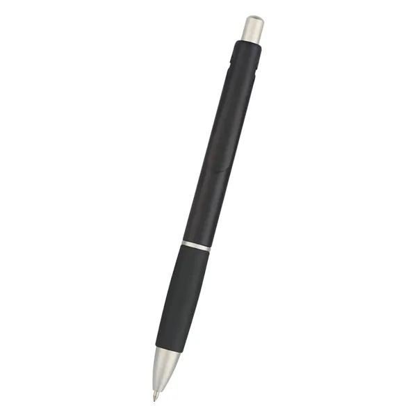 Plunger action pen with rubber grip... from ASI 61125 Hit Promotional Products / Hit®
