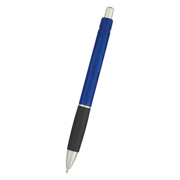 Plunger action pen with rubber grip... from ASI 61125 Hit Promotional Products / Hit®