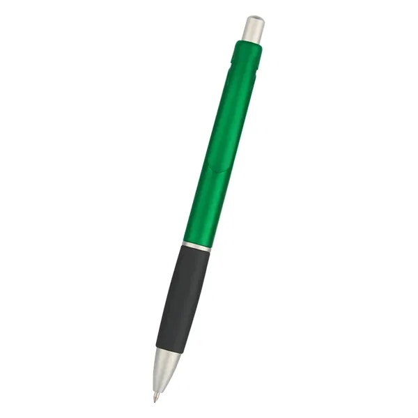 Plunger action pen with rubber grip... from ASI 61125 Hit Promotional Products / Hit®