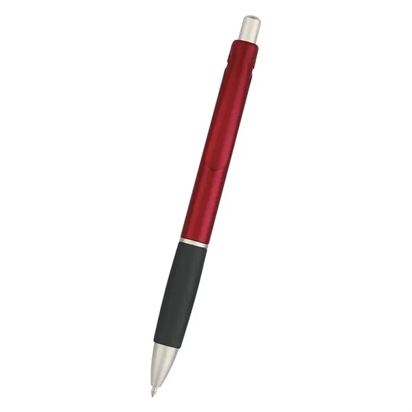 Plunger action pen with rubber grip... from ASI 61125 Hit Promotional Products / Hit®