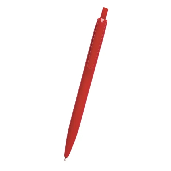Glossy solid color plunger action pen... from ASI 61125 Hit Promotional Products / Hit®