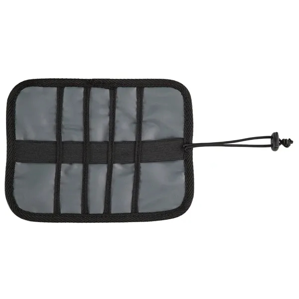 Roll-up electronic organizer made with a combo of 600 D and... from ASI 61125 Hit Promotional Products / Hit®