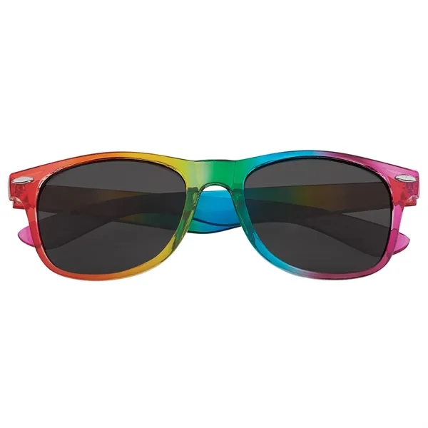 Polycarbonate rainbow colored Malibu sunglasses with UV400 protection.... from ASI 61125 Hit Promotional Products / Hit®