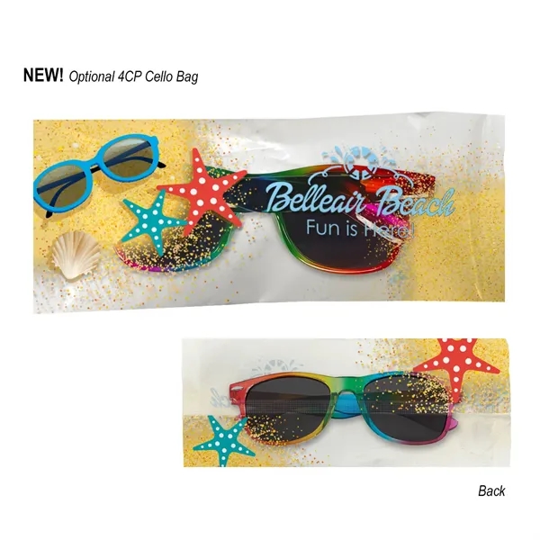 Polycarbonate rainbow colored Malibu sunglasses with UV400 protection.... from ASI 61125 Hit Promotional Products / Hit®