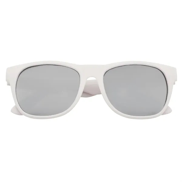Rubberized sunglasses with mirrored lenses and UV400 protection.... from ASI 61125 Hit Promotional Products / Hit®