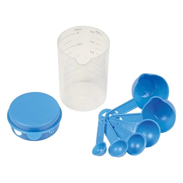 7 piece BPA free measuring set that stores within itself.... from ASI 61125 Hit Promotional Products / Hit®