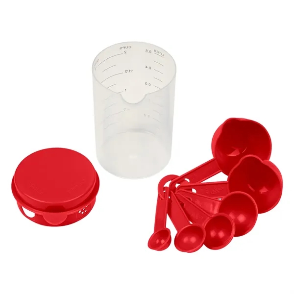 7 piece BPA free measuring set that stores within itself.... from ASI 61125 Hit Promotional Products / Hit®