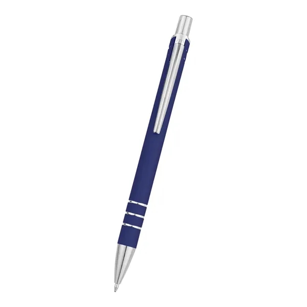 Rubberize, aluminum, plunger action pen.... from ASI 61125 Hit Promotional Products / Hit®