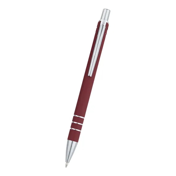 Rubberize, aluminum, plunger action pen.... from ASI 61125 Hit Promotional Products / Hit®