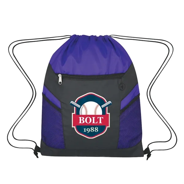 Drawstring bag made of 210 denier PU ripstop.... from ASI 61125 Hit Promotional Products / Hit®