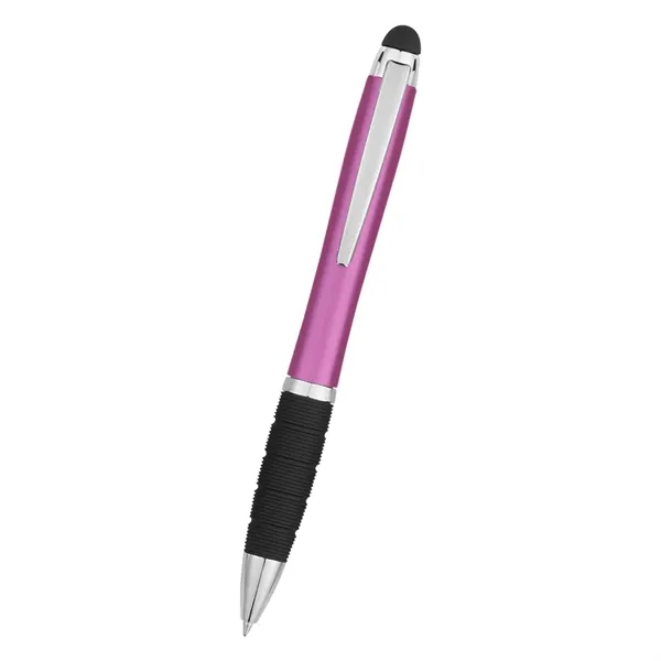 Twist-action pen with a light, stylus, and rubber grip for better... from ASI 61125 Hit Promotional Products / Hit®