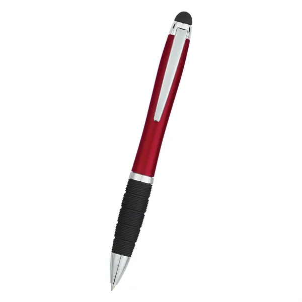 Twist-action pen with a light, stylus, and rubber grip for better... from ASI 61125 Hit Promotional Products / Hit®