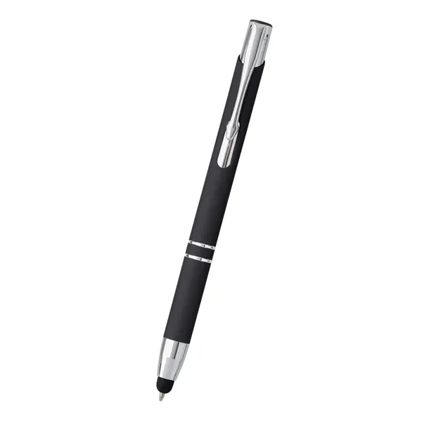 Combination ballpoint/stylus pen with plunger-action mechanism.... from ASI 61125 Hit Promotional Products / Hit®