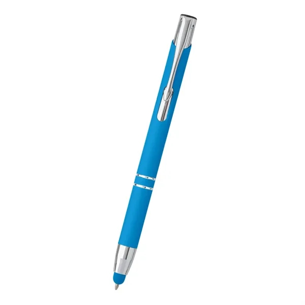 Combination ballpoint/stylus pen with plunger-action mechanism.... from ASI 61125 Hit Promotional Products / Hit®