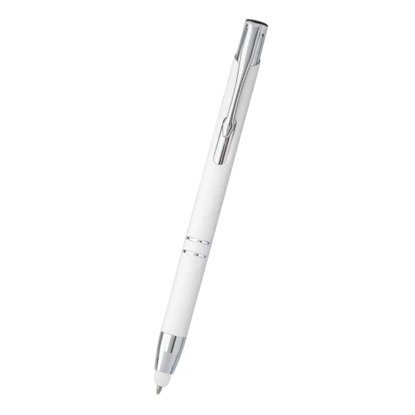 Combination ballpoint/stylus pen with plunger-action mechanism.... from ASI 61125 Hit Promotional Products / Hit®