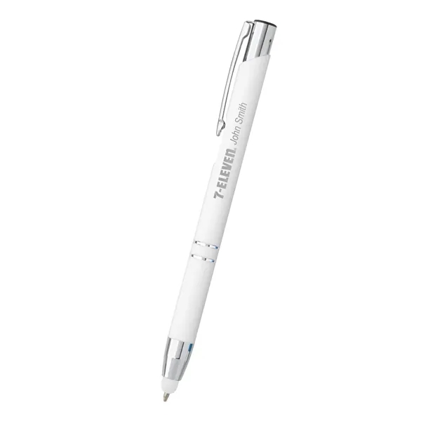 Combination ballpoint/stylus pen with plunger-action mechanism.... from ASI 61125 Hit Promotional Products / Hit®