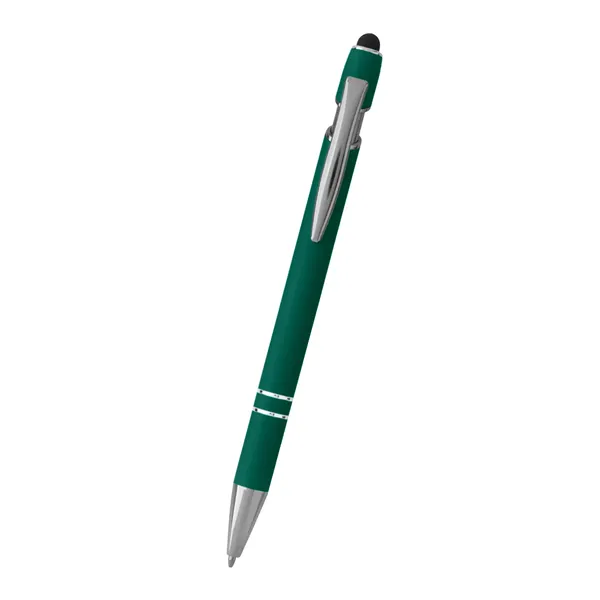 Aluminum ballpoint pen with stylus on top.... from ASI 61125 Hit Promotional Products / Hit®