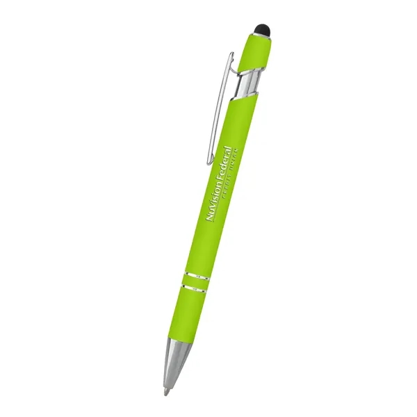 Aluminum ballpoint pen with stylus on top.... from ASI 61125 Hit Promotional Products / Hit®