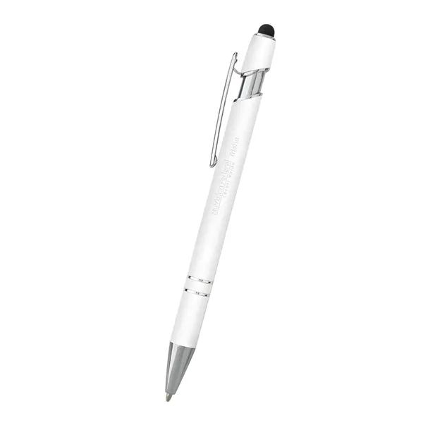 Aluminum ballpoint pen with stylus on top.... from ASI 61125 Hit Promotional Products / Hit®