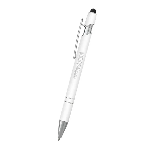 Aluminum ballpoint pen with stylus on top.... from ASI 61125 Hit Promotional Products / Hit®