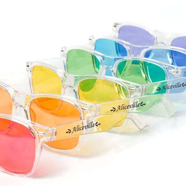 Sunglasses made of polycarbonate material with UV400 lenses that provide 100%... from ASI 61125 Hit Promotional Products / Hit®