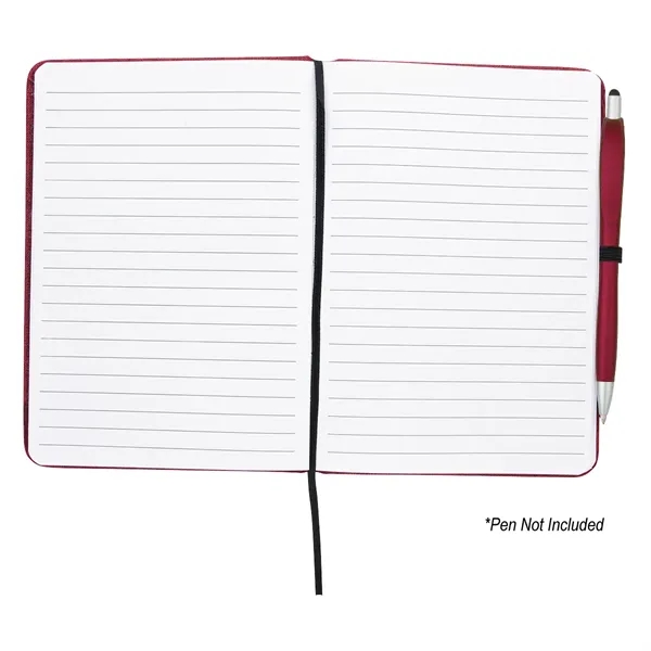 5" x 7" journal with 80 lined pages, a polycanvas cover... from ASI 61125 Hit Promotional Products / Hit®