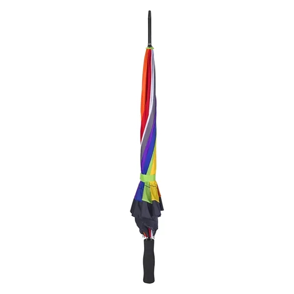 Rainbow umbrella with a 46" arc made of pongee material and... from ASI 61125 Hit Promotional Products / Hit®